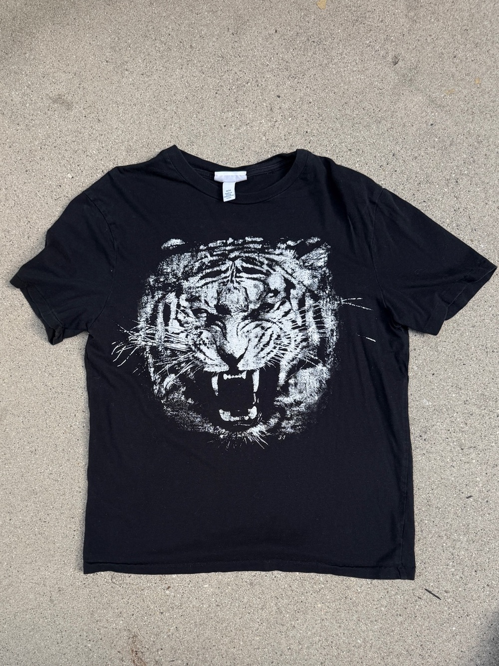 3.1 Phillip Lim for Target Black Graphic Tee with White Print - Medium